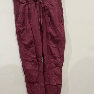 Burgundy Lululemon Dance Pants
